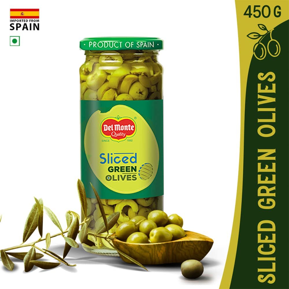 Del Monte Olive Green Sliced 450gm